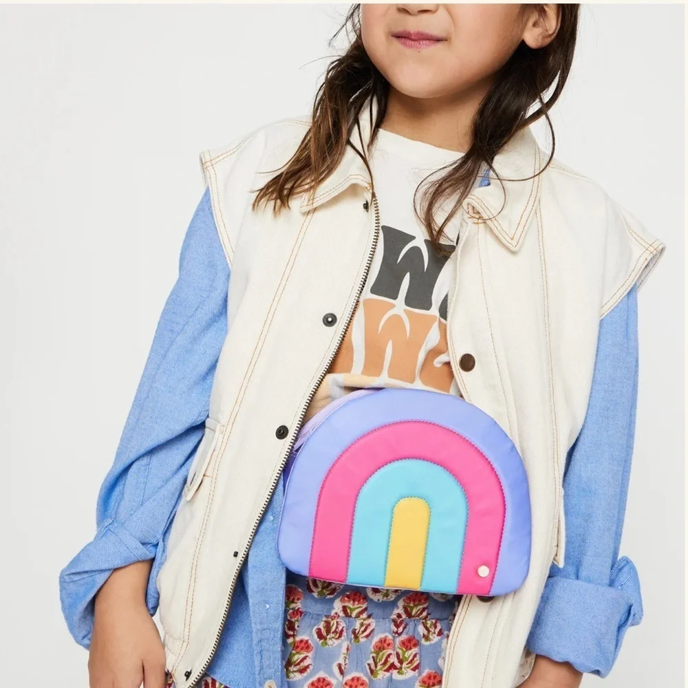 State Bags Girls Nylon Novelty Rainbow Fanny Pack